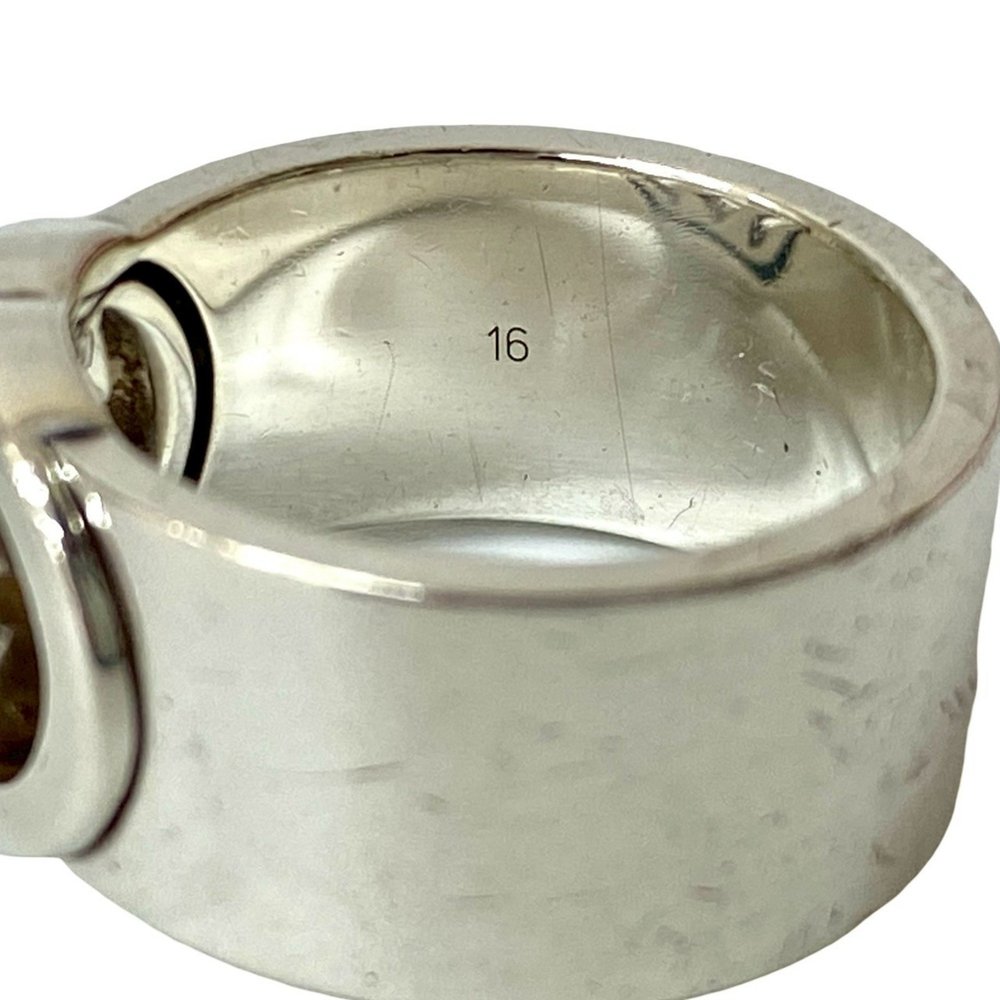 Gucci Interlocking Double G Ring, 925 Sterling Si… - image 3